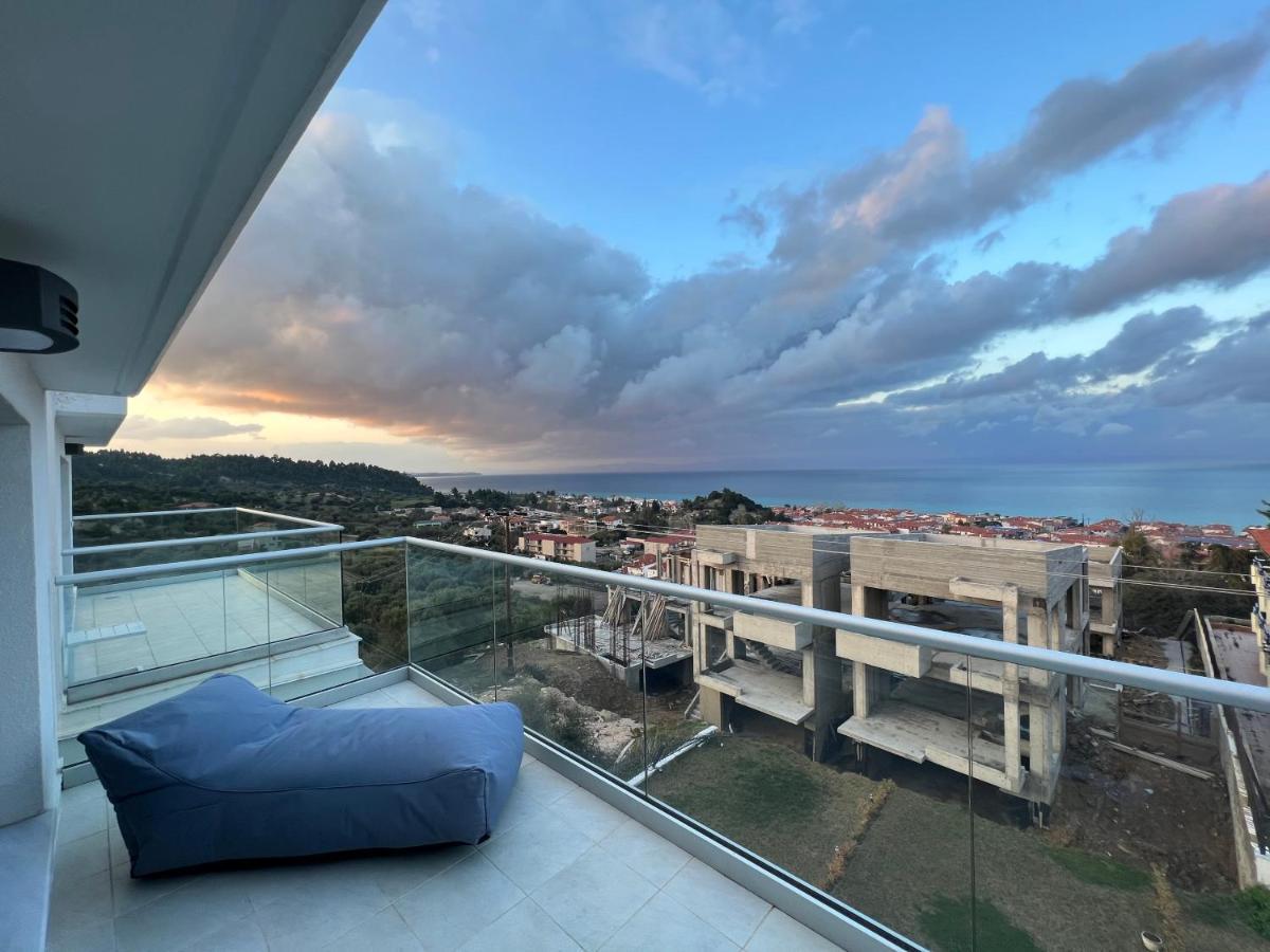Apartmán The Sea View Polychrono Exteriér fotografie